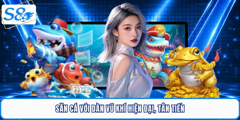 Săn cá với dàn vũ khí hiện đại, tân tiến
